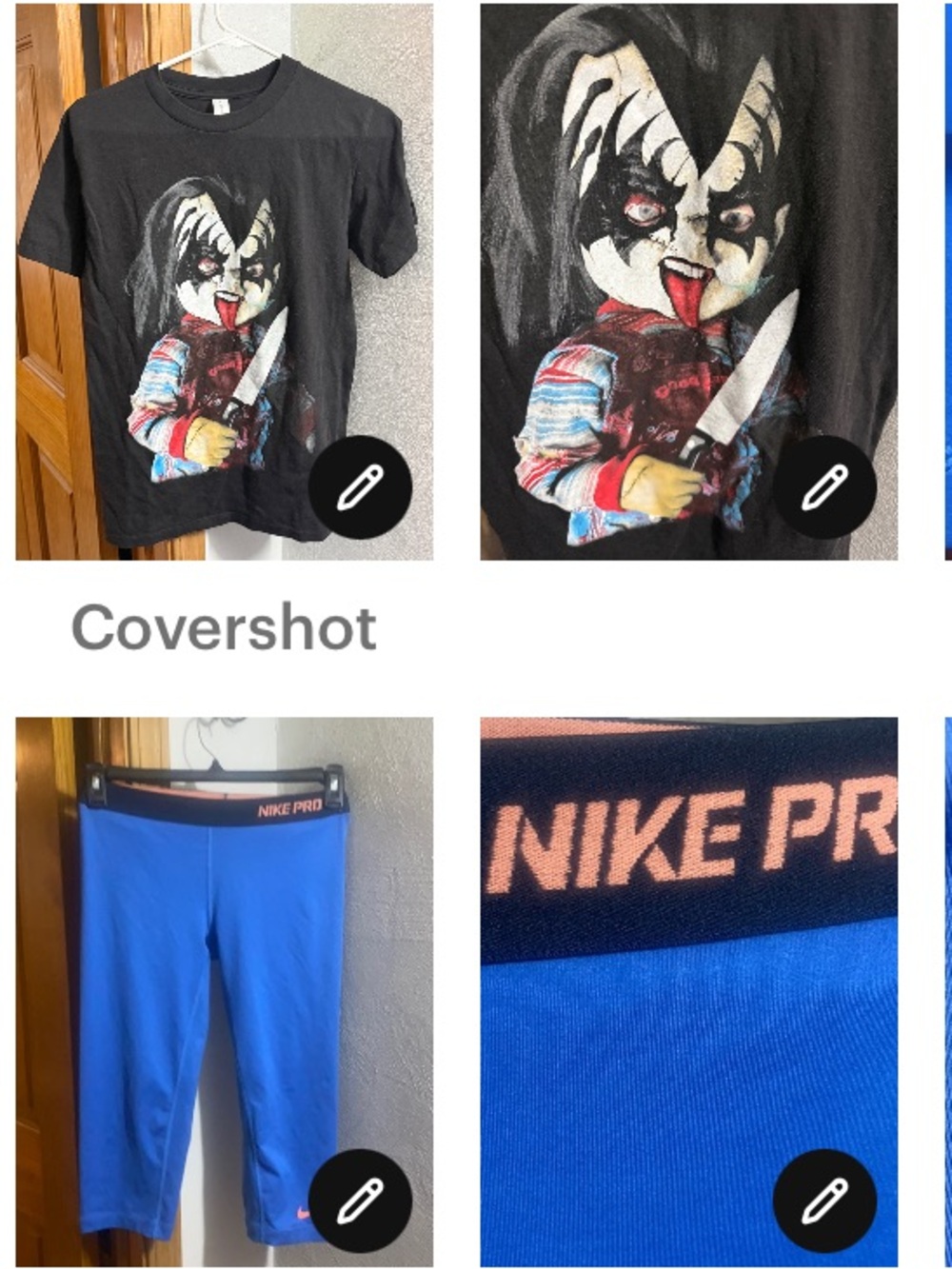 Pro Dri-Fit SuperStretch MP+Chucky🔪🩸kiss T-shirt SzS